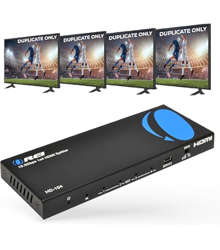 Amazon.co.jp: AIMIBO ワイヤレスHDMI 送受信機セット1TX+4RX : 家電
