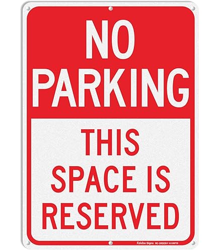 Amazon | No Parking Anytime Sign [並行輸入品] | 標識・サイン