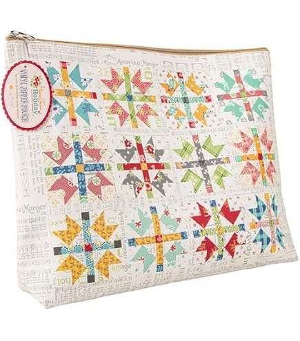 It's Sew Emma ISE825 Misty Mad For Plaid Netztasche – Projekttasche Mit Karomuster, 33x25,4 Cm