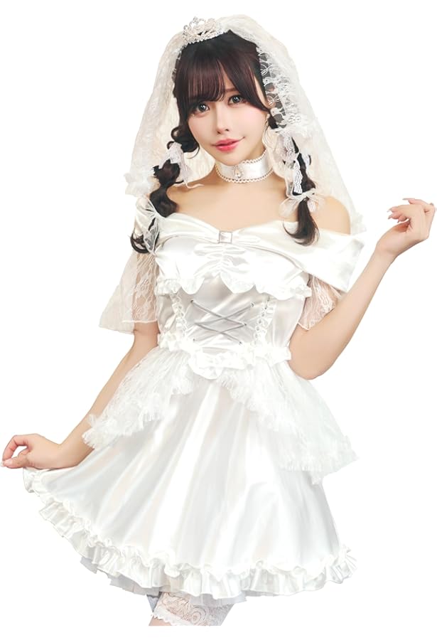 Amazon.co.jp: [Malymoon] コスプレ ヴェール バニー 花嫁 ブライダル