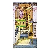 つくるんです® 日本語説明書付 3D ウッドパズル ブックヌックシリーズ (桜さく駅)