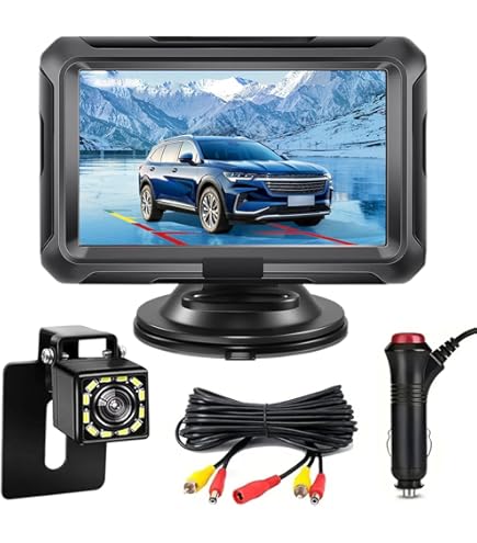 Amazon.co.jp: Stynxro 4.3インチ バックカメラモニターセット