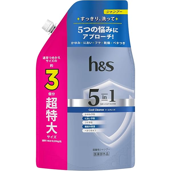 Amazon | h&s 5in1 シャンプー&トリートメントセット 1.75mL+1.75L [6
