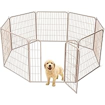 Amazon | YumeTail ペットサークル 犬 ペットフェンス サークルケージ