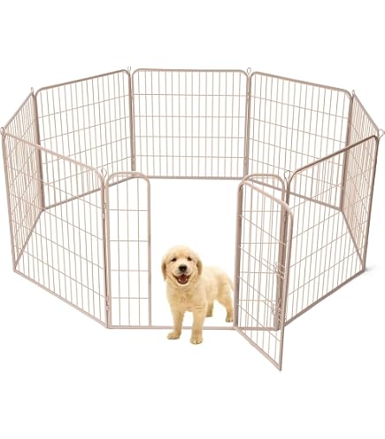 Amazon | FXW 犬用ベビーサークル 高さ24インチ ペットペン 高耐久