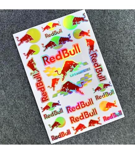 Amazon.co.jp: redbull レッドブル ステッカー デカール 並行輸入 3