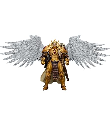 JOYTOY Sanguinary Priest Warhammer 40K 1/18 Figurine d'action Blood Angels Sanguinary Priest avec pistolet à boulon lourd épée chaîne et narthécum Modèle de collection 12,2 cm Cadeaux d'anniversaire