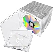 Amazon.co.jp: 12個 プラスチック CD ジュエルケース 10.4 mm