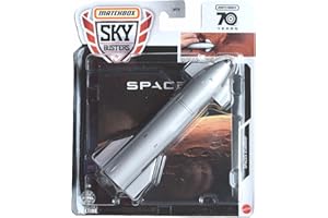 Matchbox Sky Busters Spacex Starship プレイマット付き