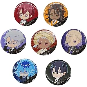 ツイステッドワンダーランド 缶バッジ 寮長7種セット APDS5412EM