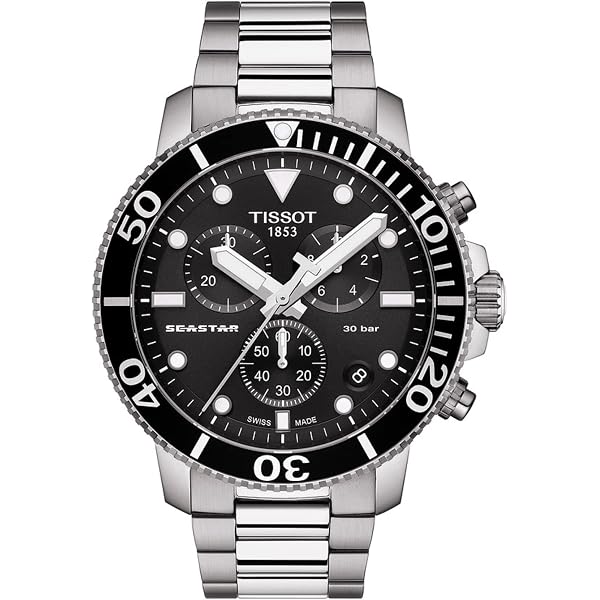 Amazon.co.jp: TISSOT シースター 1000 クォーツ クロノグラフ 38mm