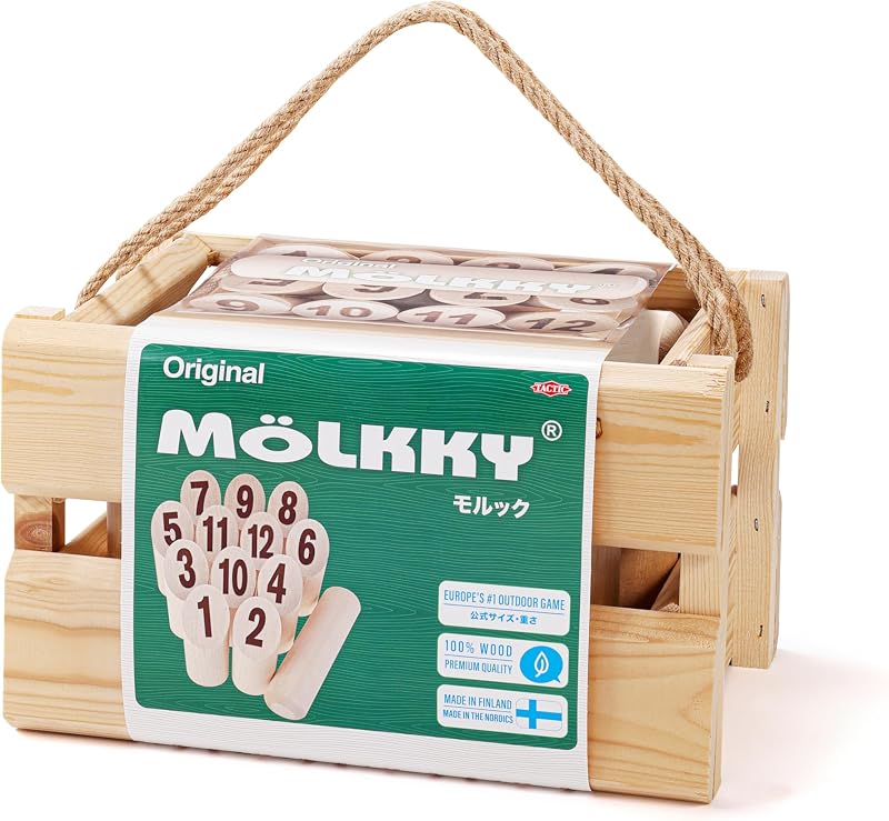 モルック 日本正規公式品 NEW モデル TACTIC MOLKKY (正規品 公式 OHSサプライ 外遊び 大会 スポーツ 人気)