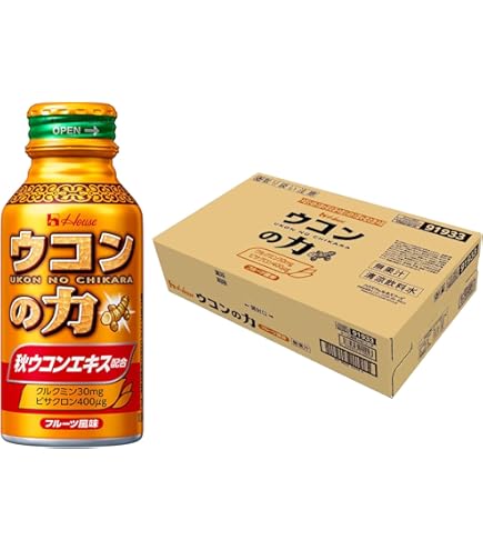 Amazon | ハウスウェルネスフーズ ウコンの力 パイン&ピーチ味 100ml