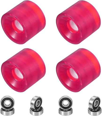 ROUNDRACE スケートボードホイールセット Amazon | PATIKIL 70mm スケートボードホイール 1セット 78A 硬度