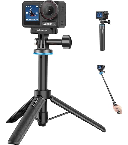 Amazon | DJI Osmo Action 5 Pro/4用 ミニ延長ロッド/三脚/自撮り棒/一