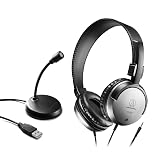 audio-technica USBマイクロホン ヘッドホン スターターパック テレワーク/在宅勤務 AT9933USB PACK