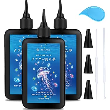 専用レジン液 シエル6本、ツキハナ4本、コーティング剤2本プレゼント✩.*˚ 専用レジン液 セール シエル6本、ツキハナ4本、コーティング剤2本