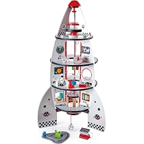 Amazon.co.jp: Hape E3021 Large Space Exploration Rocket : Hobbies