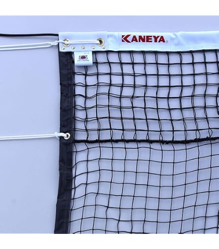 硬式テニス　ネット K-1190　鐘屋　カネヤ Amazon.co.jp: KANEYA(カネヤ) 硬式テニスネット PE45W 黒 K-1190