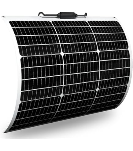 Amazon.co.jp: LVYUAN(リョクエン)ソーラーパネル 50W 単結晶 ETFE