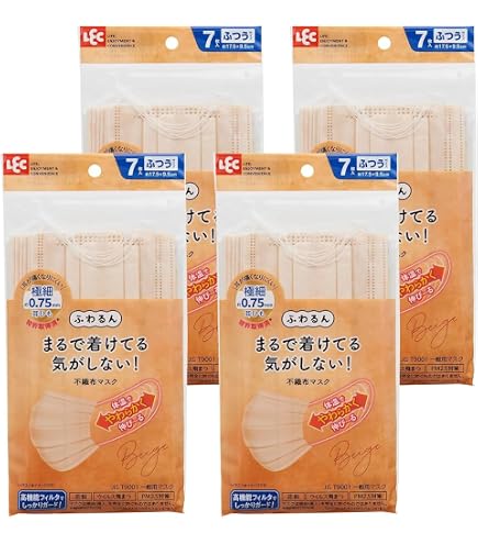 Amazon.co.jp: レック ふわるんマスク ノーズフィッター ふつう 30枚
