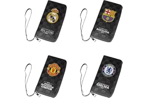 財布 チェルシー マンチェスター・ユナイテッド バルセロナ アトレティコ・マドリード ロングタイプ ジッパー財布 PUウォレット 人気 大容量 小銭入れ さいふ カードケース