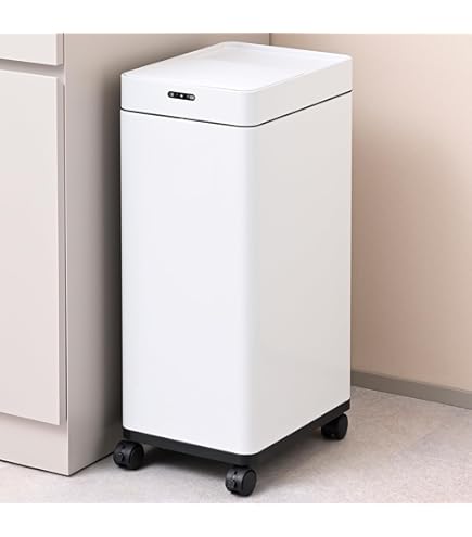 Amazon｜ゴミ箱 自動開閉 ホライゾンセンサービン ホワイト 45L ふた