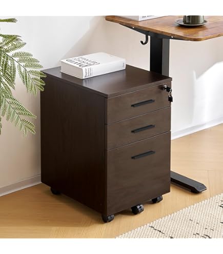 Amazon.co.jp: Kennkari デスクワゴン 3段オールロック オフィスワゴン