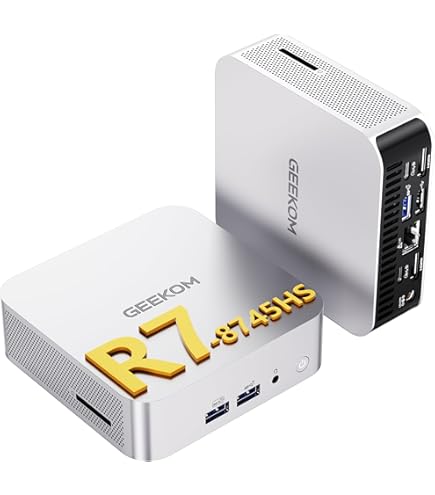 ミニPC GEEKOM A8 AMD Ryzen 9 8945HS 32GB+2TB Amazon.com: GEEKOM A8 Mini PC with AMD Ryzen 9 8945HS (Beats