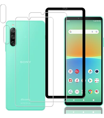 Amazon | 対応 Xperia10III / 10III Lite ガラスフィルム エクスペリア