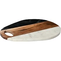 Amazon | Bloomingville 大理石とアカシアの木製カッティングボード 