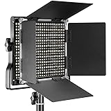 Neewer Professional Metal Bi-Color LED Video Light for Studio, YouTube, Product Photography, Video Shooting, Durable Metal Fr