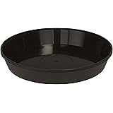 Yamato Plastic Pot and Planter for 36 Models, φ11.8 x H2.0 inches (300 x 50 mm), Dark Brown