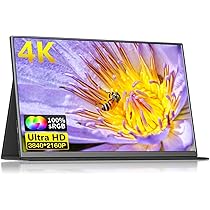 Amazon.co.jp: ポータブルモニター、17.3インチ4K FHD