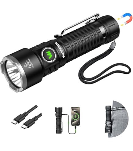 wurkkos WK40 RGBW Flashlight Rechargeable Max 1000Lumen, Colorful