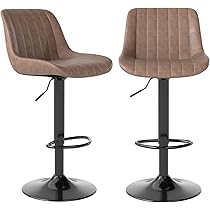 Amazon｜Youhauchair カウンターチェア 2脚セット 背もたれ ハイチェア 