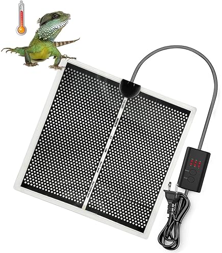 Amazon | Menetop 爬虫類 ヒーター 3段階温度調整 マット 両生類飼育