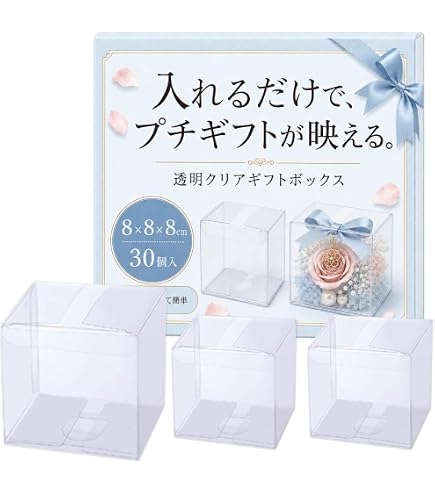 Amazon | HEIKO 箱 PETクリアケース 61×93×24 10個 | ギフトボックス