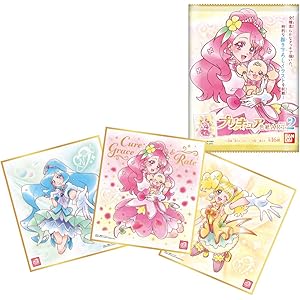 プリキュア 色紙ART2 (10個入) 食玩・ガム (プリキュアシリーズ)