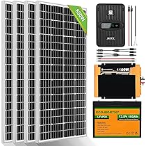 Amazon | 【Amazon限定ブランド】ECO-WORTHY 800W ソーラー
