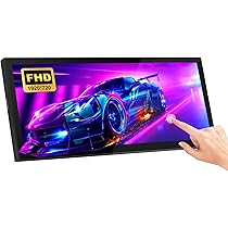Amazon.co.jp: 12.3インチのタッチスクリーンのモニター1920x720