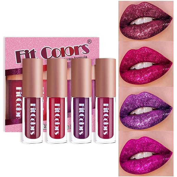 Amazon | リップティント マット 口紅 セット リップグロス 人気 ラメ