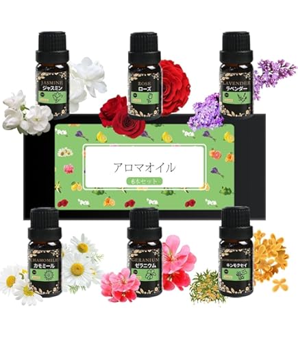 Amazon.co.jp: OZYBIR アロマオイル フローラル系 6本セット