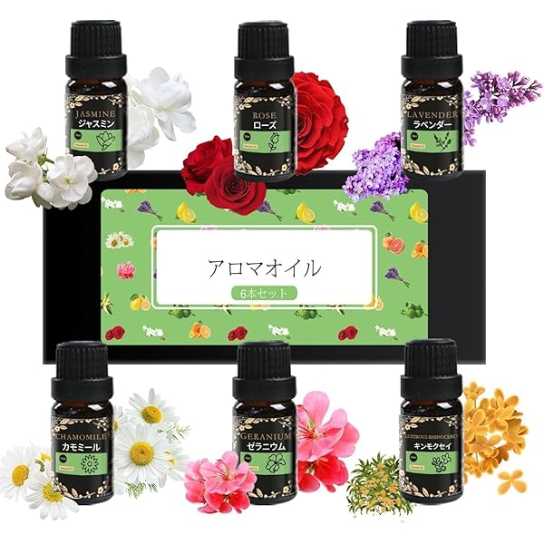 Amazon.co.jp: OZYBIR アロマオイル フローラル系 6本セット