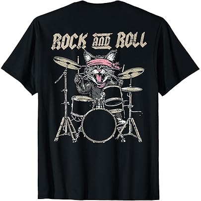 Amazon | 猫 ドラマー 動物 ドラマー 猫 ドラム演奏 ドラムプレーヤー