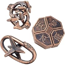 【新品】知恵の輪・steel puzzle 3セット 新品】知恵の輪・steel puzzle 3セット