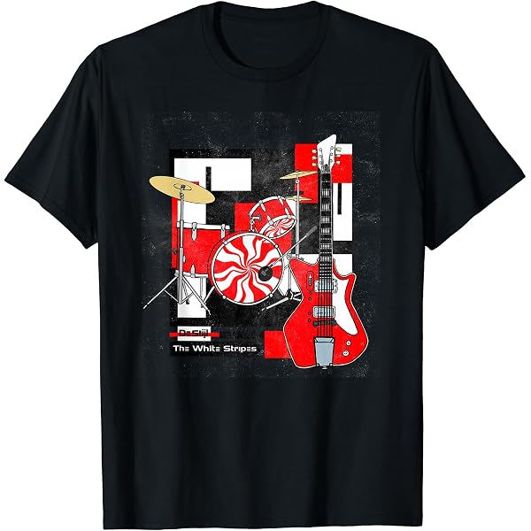 Amazon | ザ・ホワイト・ストライプス・ペパーミント Tシャツ | T