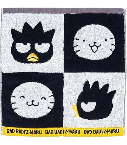Amazon.co.jp: サンリオ(SANRIO) バッドばつ丸 プチタオル(チェック