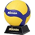 ミカサ(MIKASA) 卒団記念品 サインボール・マスコットボール バレーボール 飾れるボール架台付き V030W V030W-V