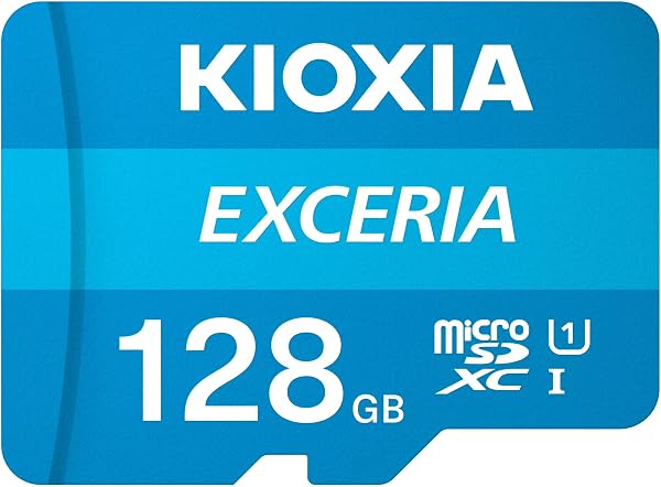 KIOXIA(キオクシア) 旧東芝メモリ microSD 128GB UHS-I Class10 (最大読出速度100MB/s) Nintendo Switch動作確認済 国内サポート正規品 メーカー保証5年 KLMEA128G - 1